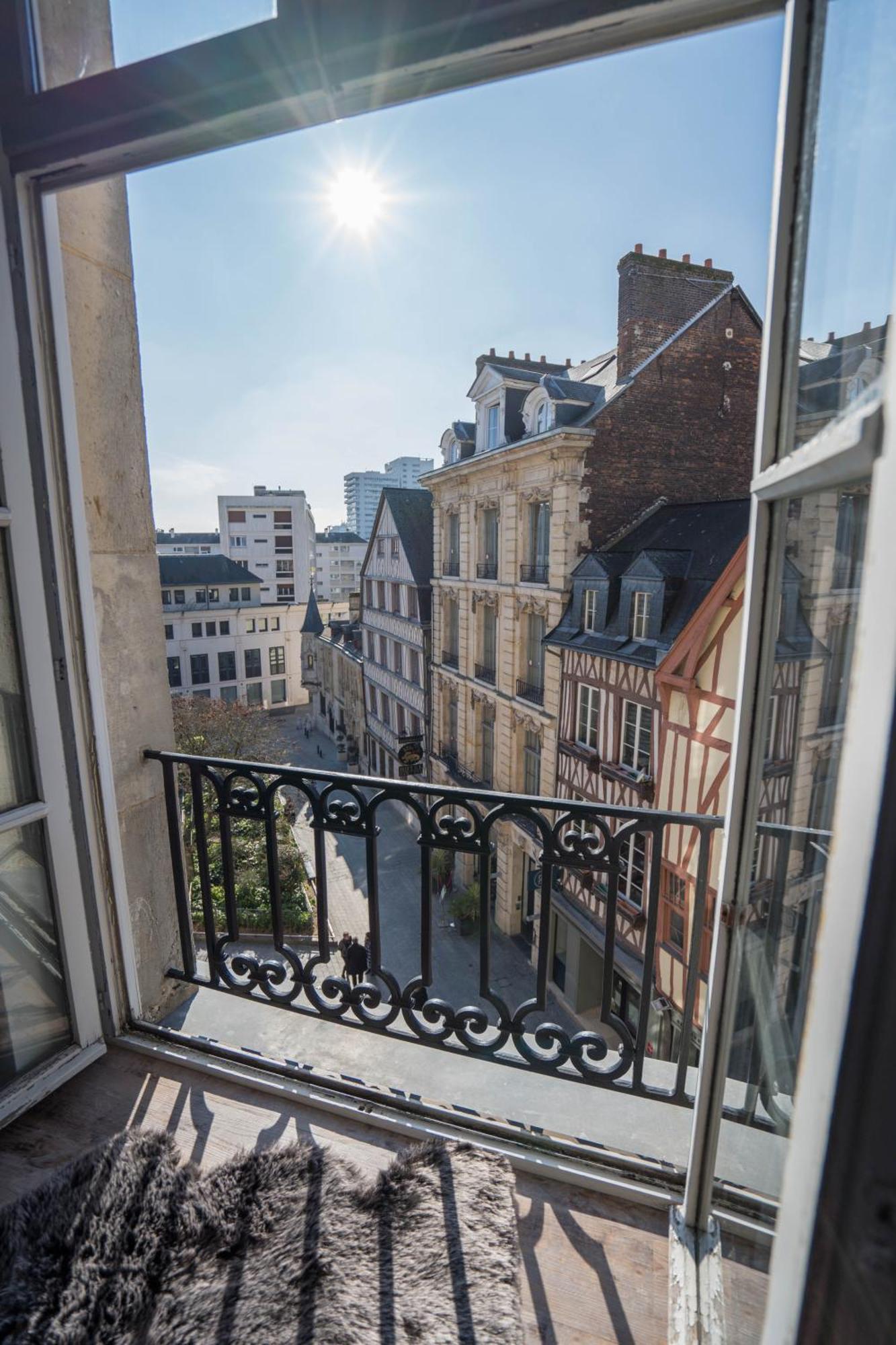 Charming City Center Flat Rouen Eksteriør bilde