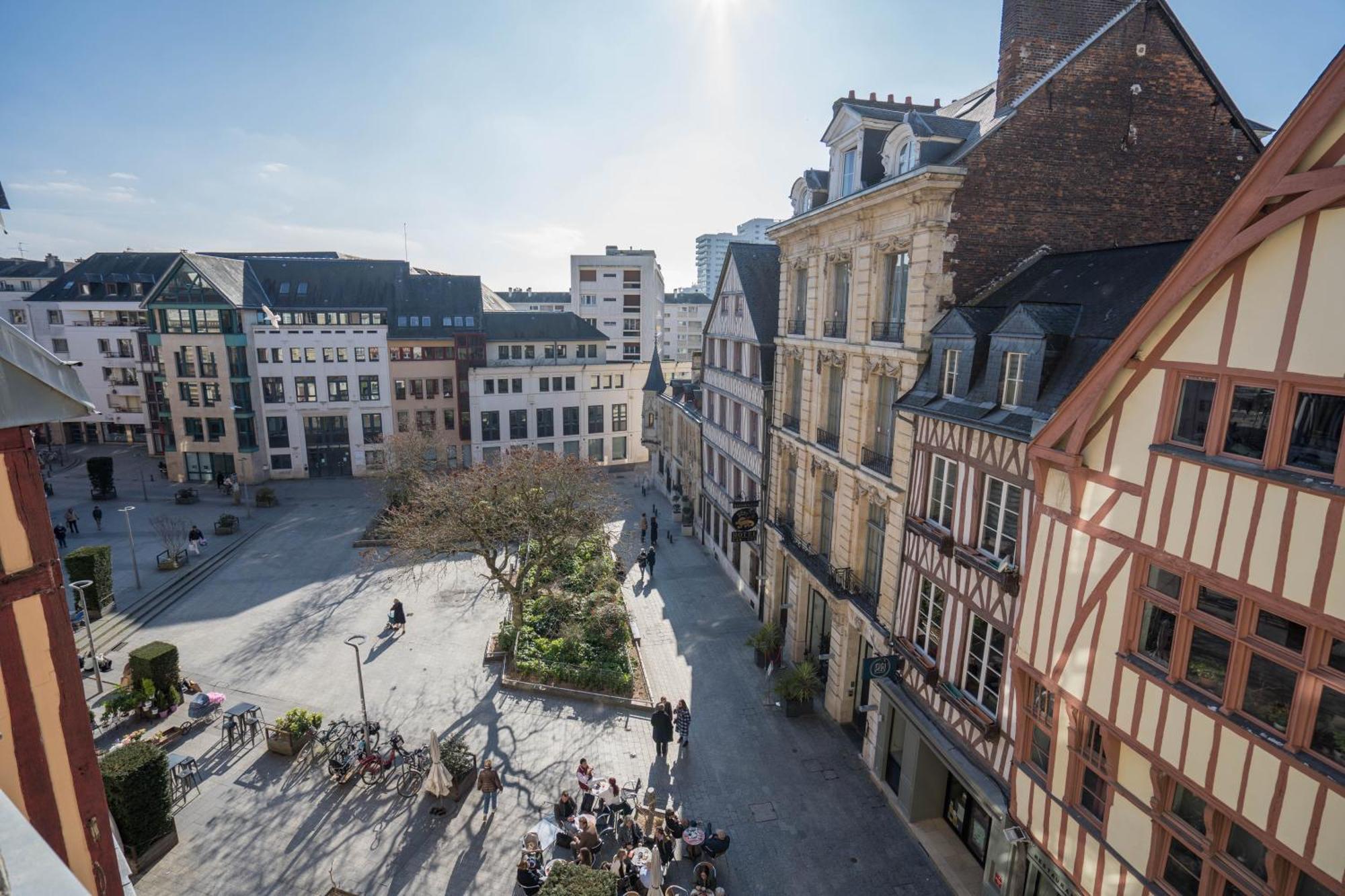 Charming City Center Flat Rouen Eksteriør bilde