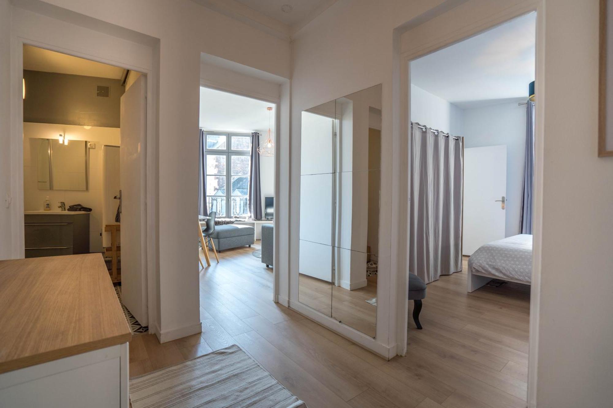 Charming City Center Flat Rouen Eksteriør bilde